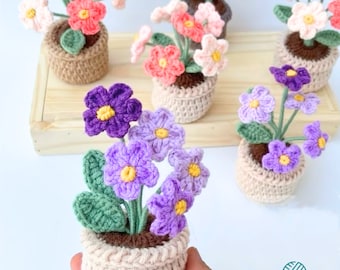 Easy Crochet Flower Pattern, Crochet Flower Pattern, PDF Pattern, Crochet Pattern For Beginner, DIY Crochet Flower Pattern