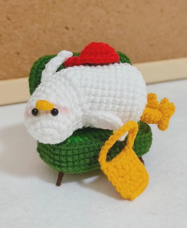 Bundle 8in1 Funny Ducklings Crochet PDF Pattern, How to Crochet Cute Duck Amigurumi, Crochet Mini Duck Tutorial, Cute Animal Crochet Pattern image 12
