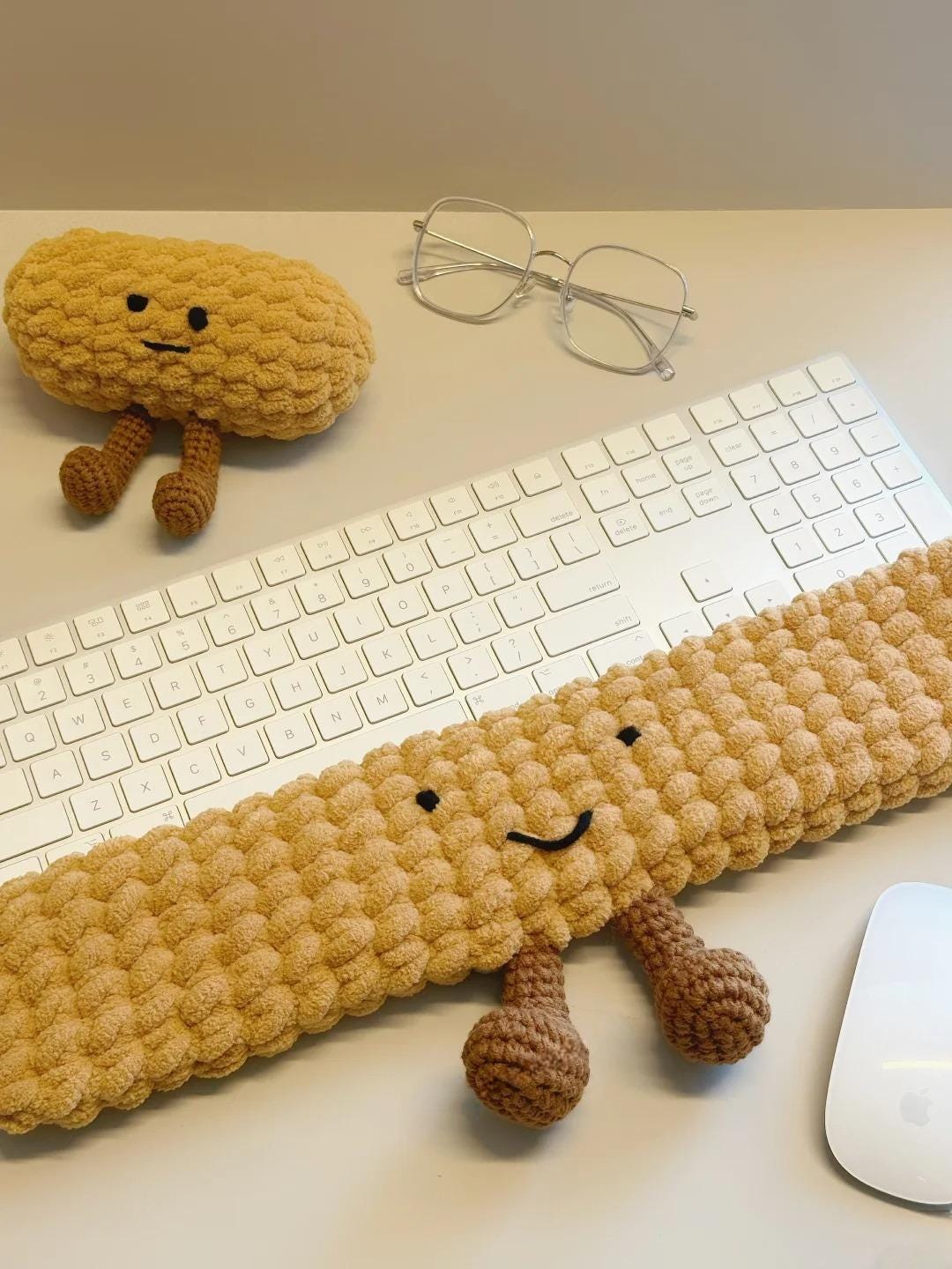 Cute Wrist Rest Crochet Pattern - Bundle 2in1 Office Supplies Crochet ...