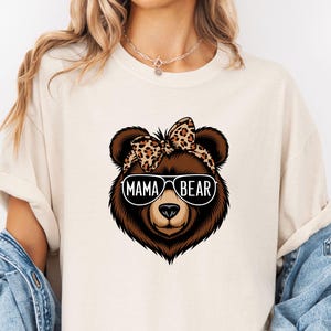 Comfort Colors Mama Bear Shirt, Mothers Day Gift, Mama Bear T-shirt, Cute Mama Shirt, Mom Life Tee,New Mom Gift, Baby Shower Gift, Mom Shirt