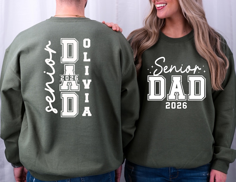 Custom Senior Dad Shirt, Senior Dad 2026,gift for Dad,proud Dad Shirt ...