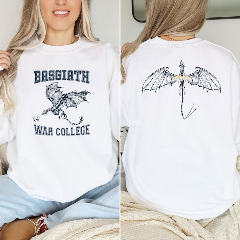 Basgiath War College Book Sweatshirt, Bookish War Shirt, Dragon Rider Sweatshirt, Fantasy Bookish Sweatshirt, Book Lover Shirt