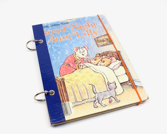 Refillable Little Golden Book Journal Sketchbook STORYBOOK JOURNAL