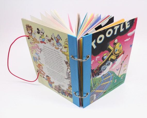 Refillable Little Golden Book Journal Sketchbook STORYBOOK JOURNAL