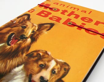 Dog Journal with Variety of New and Upcycled Paper