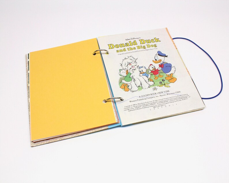 Refillable Little Golden Book Journal Sketchbook STORYBOOK JOURNAL