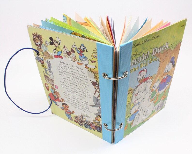 Refillable Little Golden Book Journal Sketchbook STORYBOOK JOURNAL