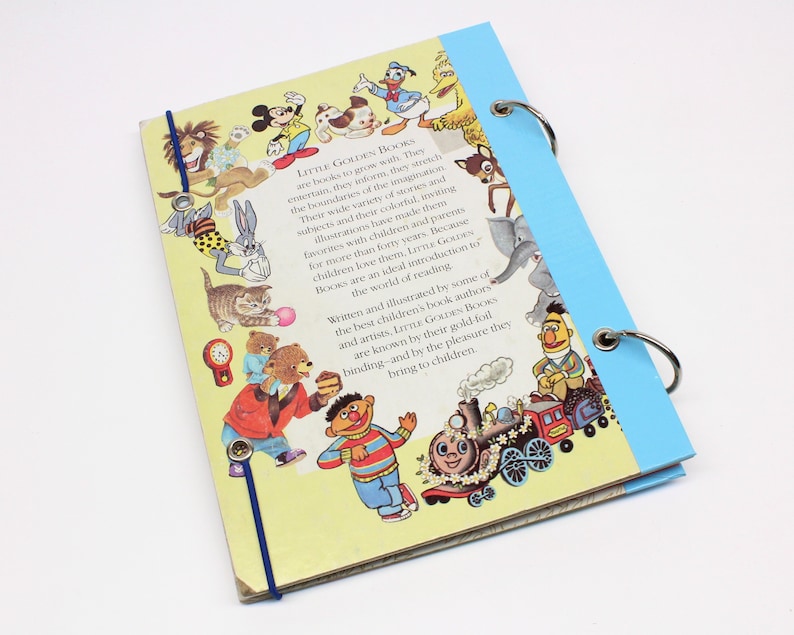 Refillable Little Golden Book Journal Sketchbook STORYBOOK JOURNAL