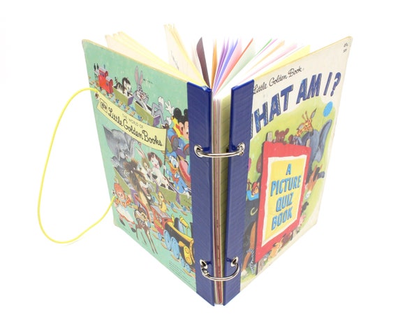 Refillable Little Golden Book Journal Sketchbook STORYBOOK JOURNAL