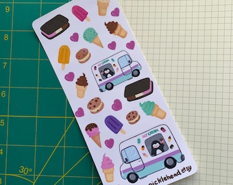 Ice cream truck stickers