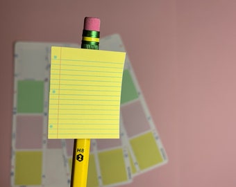 Mini Notebook Paper Stickers