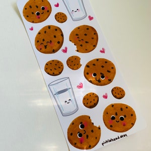 Cookies and milk stickers image 6