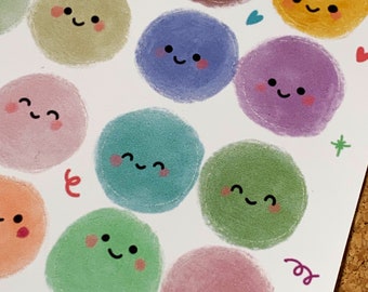 Smiling Faces Stickers