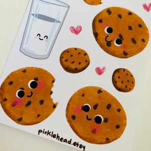 Cookies and milk stickers image 2