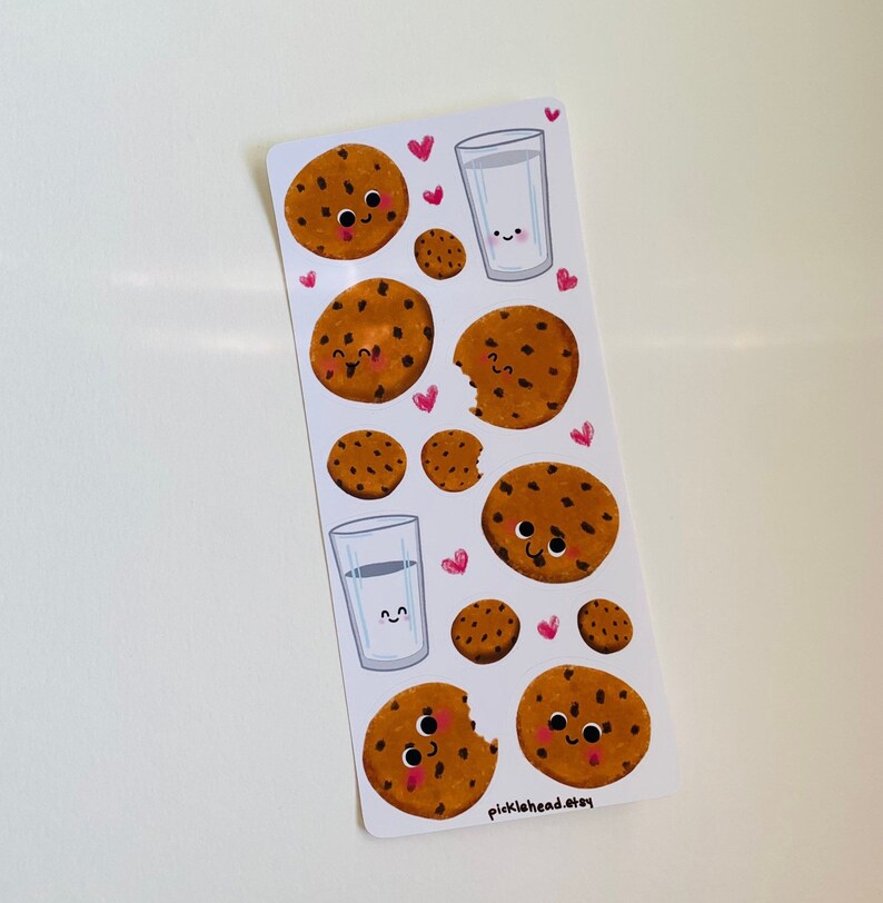 Cookies and milk stickers image 4