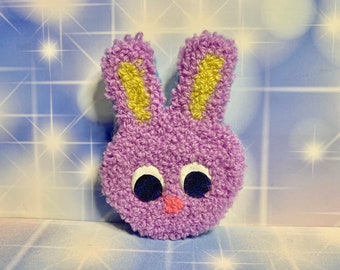 Plush Bunny Brooch