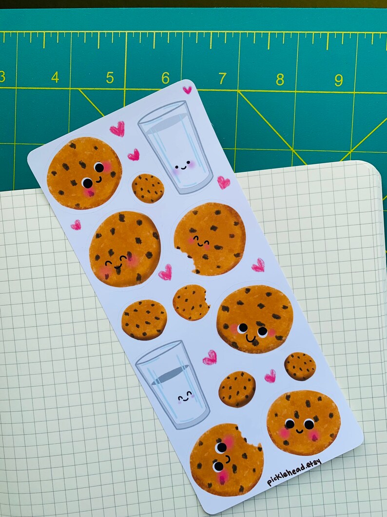 Cookies and milk stickers image 7