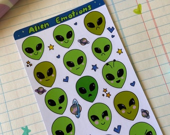 Alien Emotions Stickers