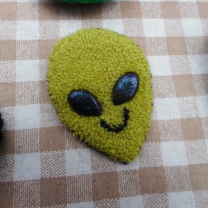 Plush Alien Brooch