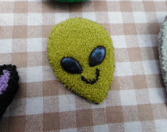 Plush Alien Brooch