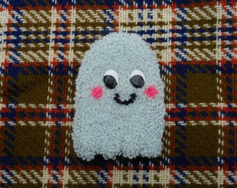 Plush Ghost Brooch