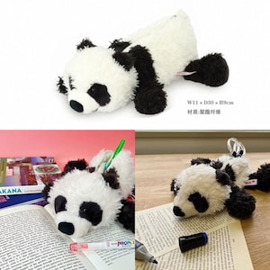 Japan Nici Panda Wildtier Plüschfedermäppchen