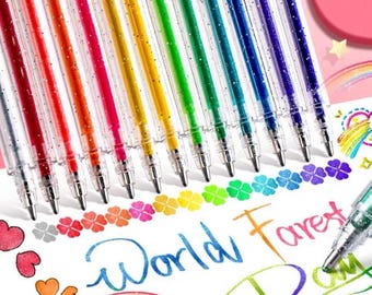 48 colors metallic gel color pen set