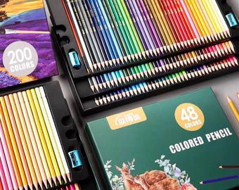 Premium Colored Pencil, 48/72/120pcs - Etsy
