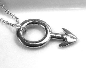 Male Symbol Necklace - Etsy