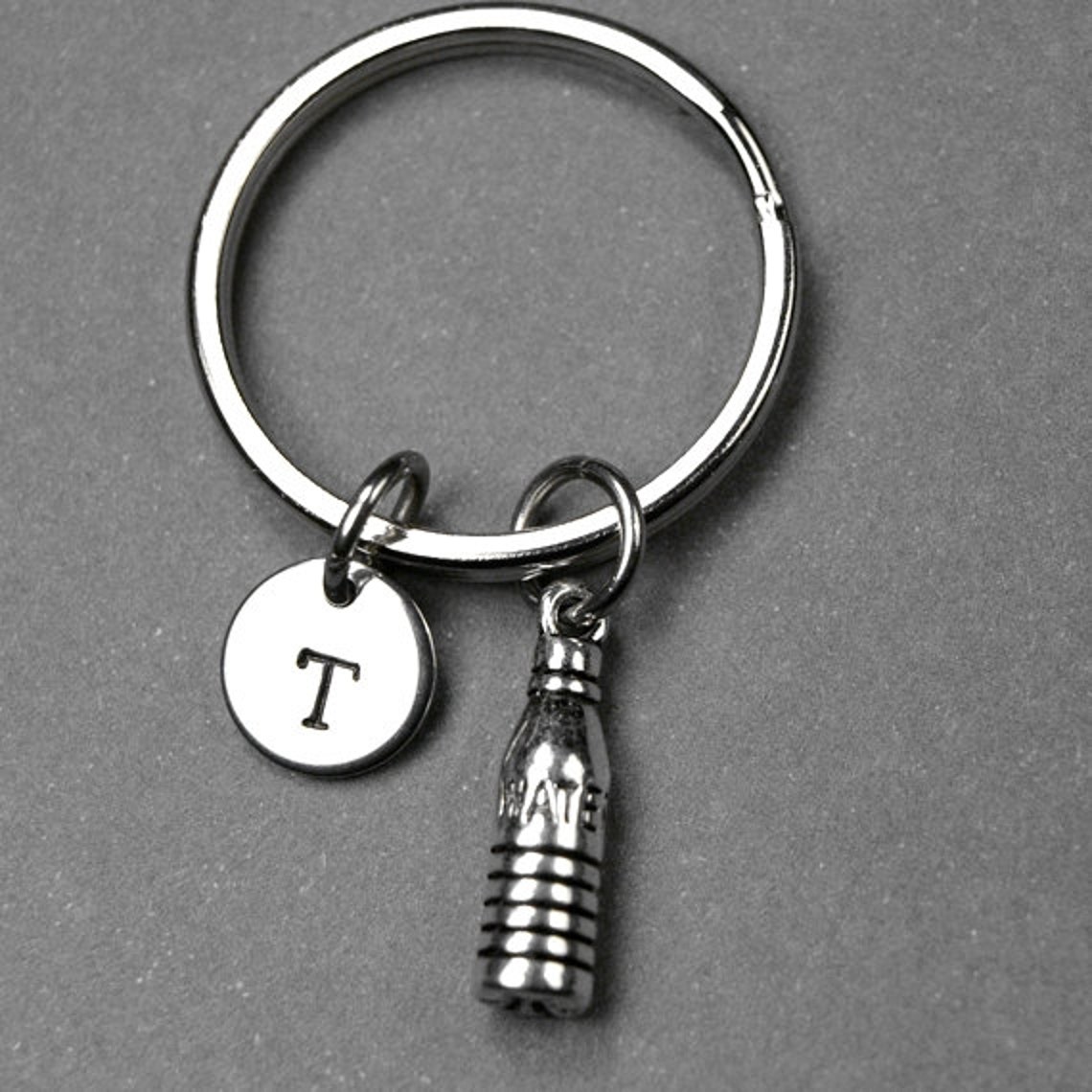 Water Bottle Keychain Water Bottle Charm Fitness Keychain Etsy Canada
