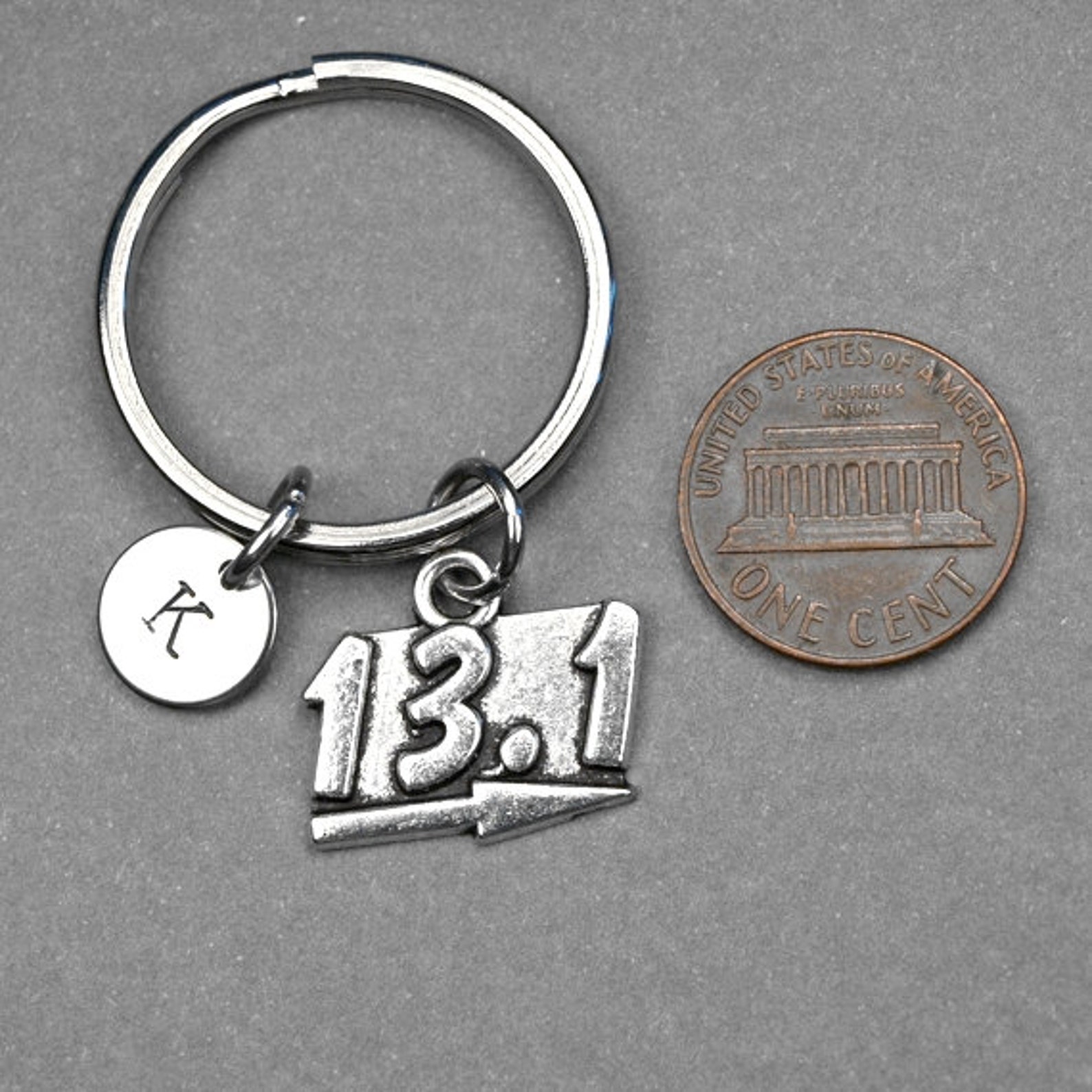 13.1 Marathon Keychain Marathon Runner Half Marathon Charm Etsy