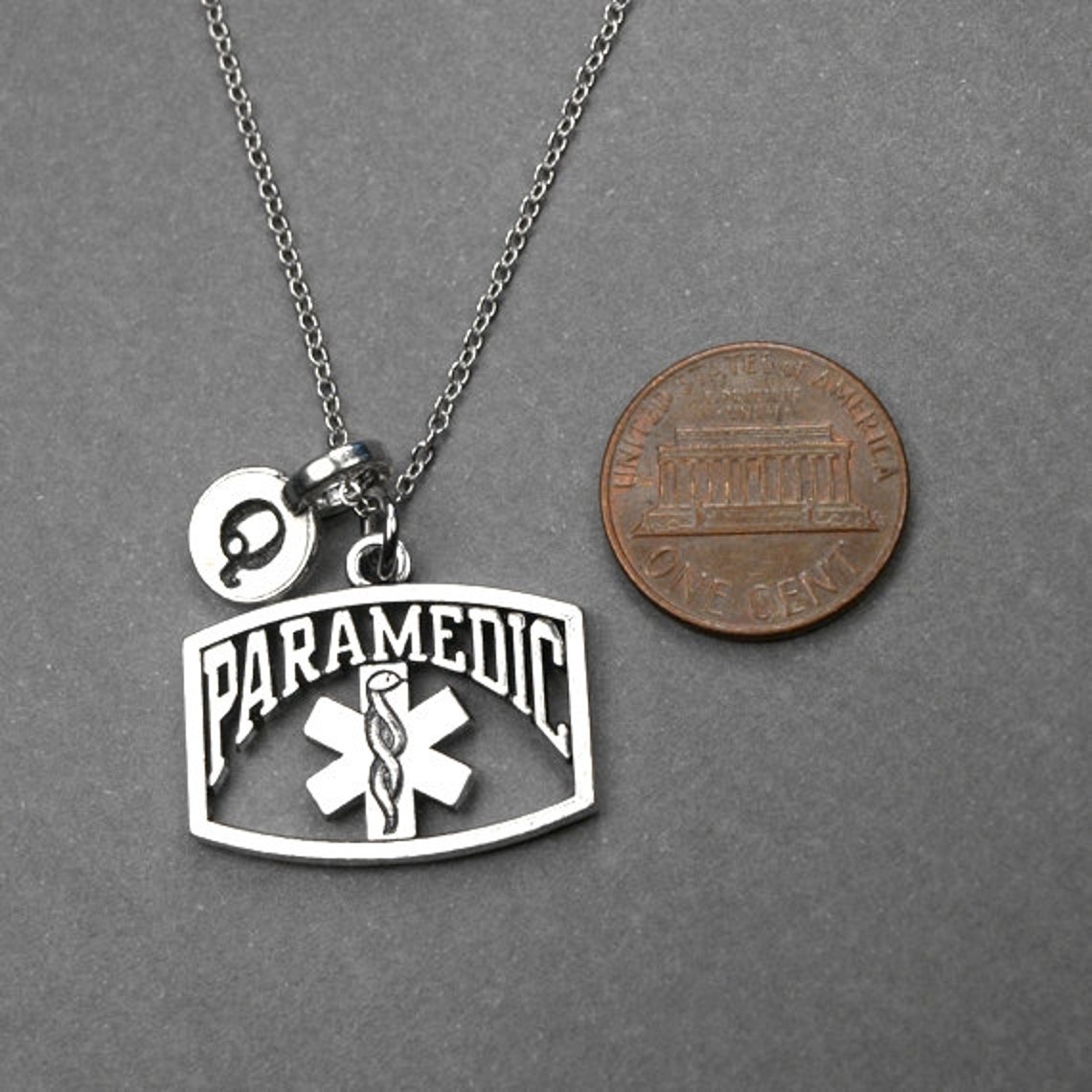 Paramedic Necklace Paramedic charm necklace paramedic symbol | Etsy