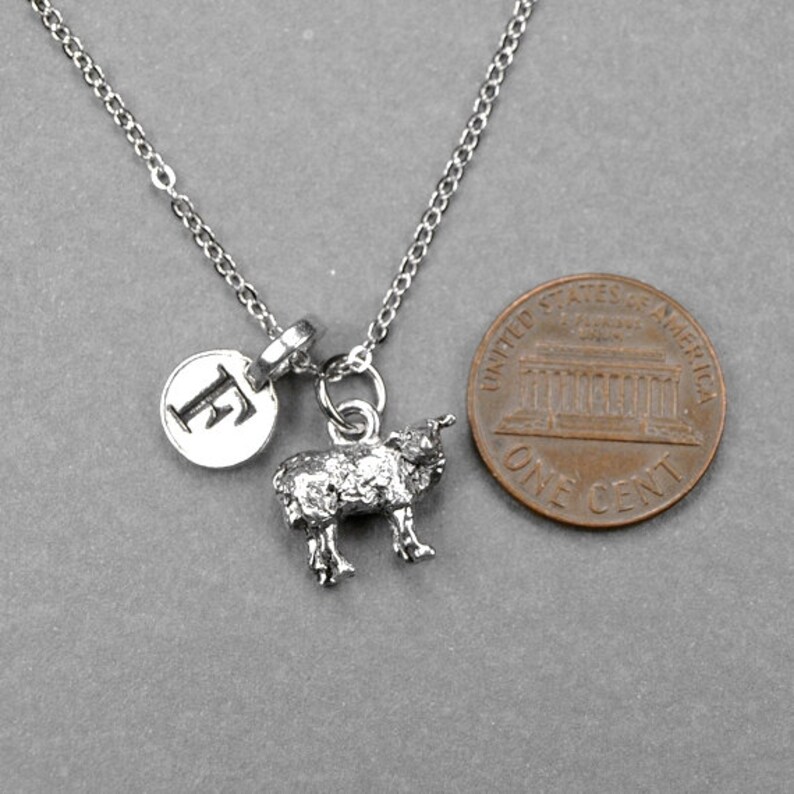 Sheep Necklace Sheep Charm Lamb Necklace Personalized Etsy