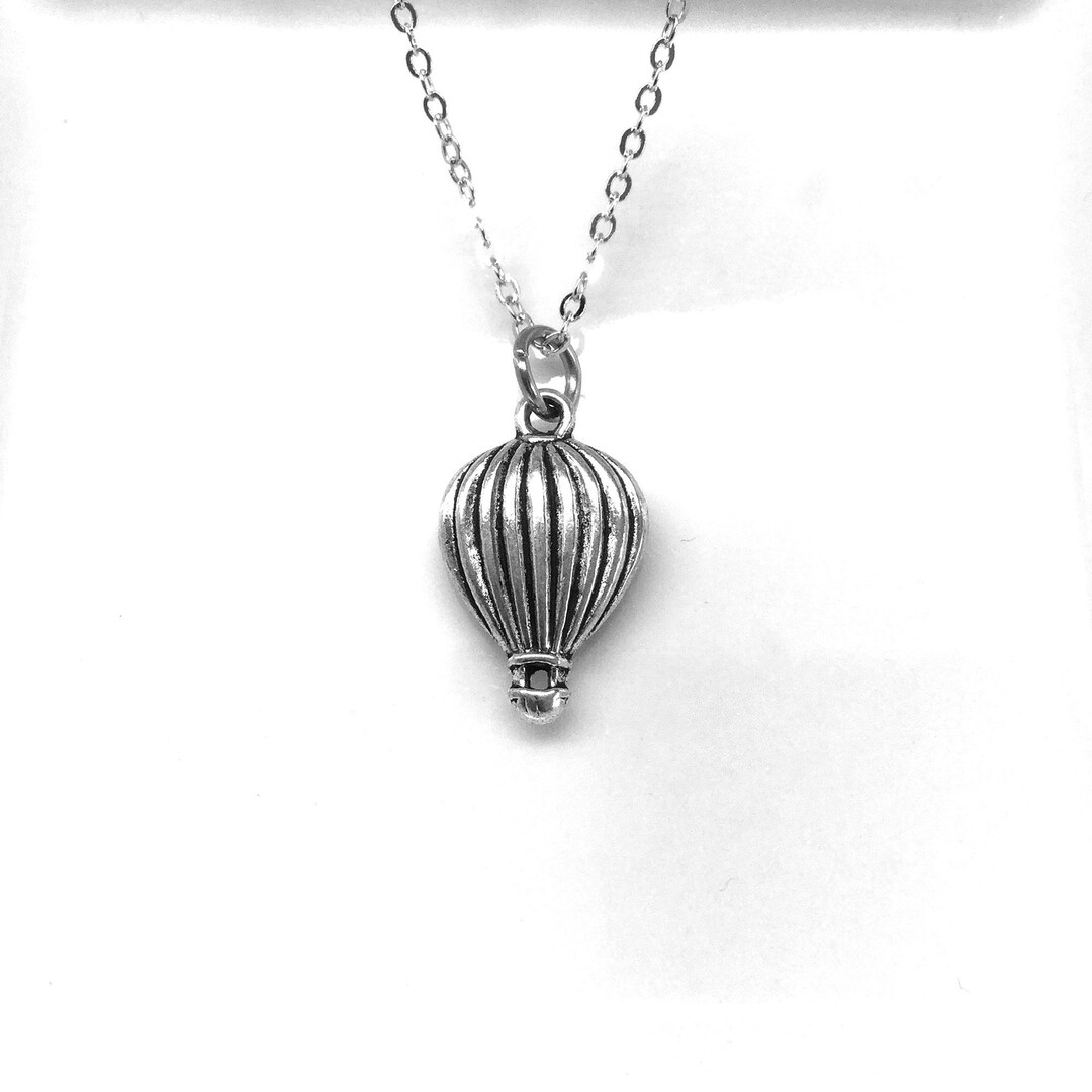 Hot Air Balloon Necklace Air Balloon Necklace Hot Air Etsy