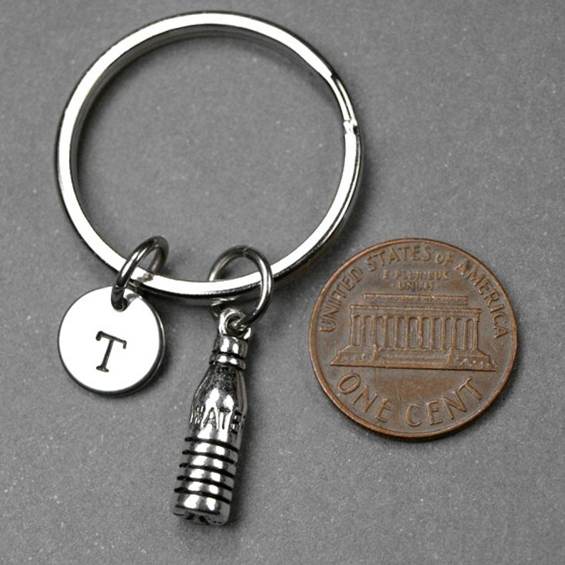 Water bottle keychain water bottle charm fitness keychain Etsy