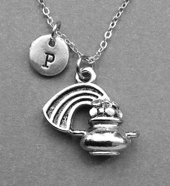 Pot of Gold Rainbow Necklace Pot of Gold Necklace Rainbow Etsy