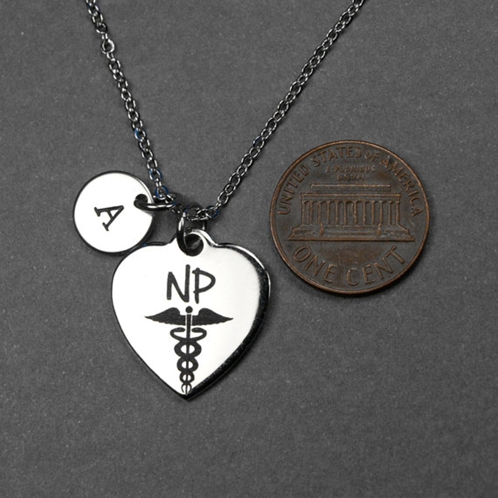 Nurse Practitioner Necklace NP necklace Nurse Graduation | Etsy