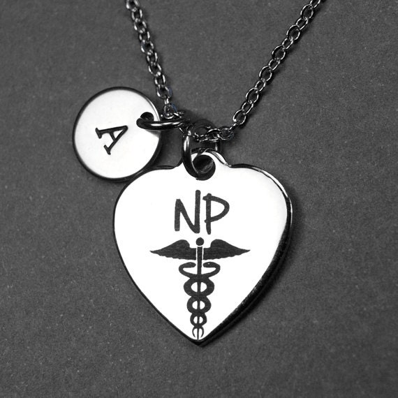 Nurse Practitioner Necklace NP necklace Nurse Graduation | Etsy