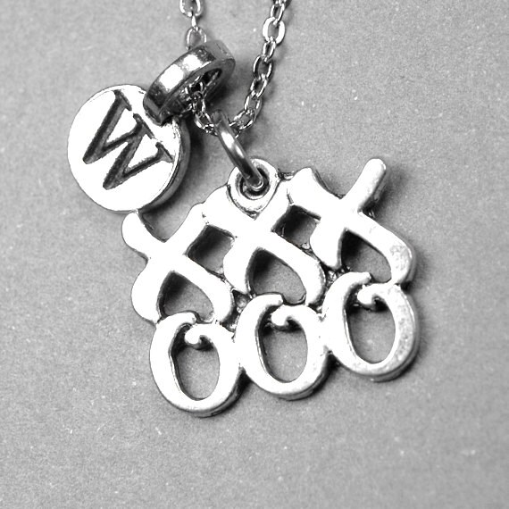 Hugs And Kisses Necklace XOXO Necklace Silver Plated Pewter Etsy Il 570xN.669722004 6gnk