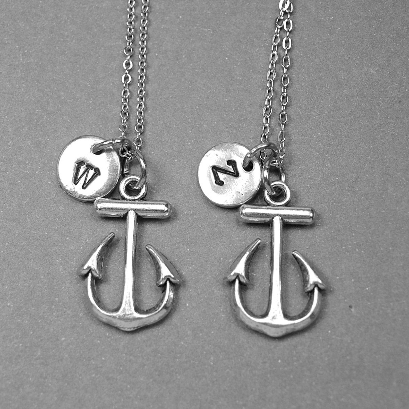 Best Friend Necklace Anchor Necklace Anchor Jewelry Sister Etsy Canada