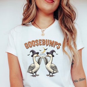 Goosebumps Shirt, Goosebumps vintage shirt, Silly Goose Shirt, Goose Shirt, Halloween Shirt, Goosebumps t-shirt, Goosebumps Apparel