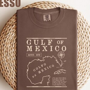 Chemise golfe du Mexique, chemise couleurs confort, chemise libérale drôle, chemise antifasciste, chemise Gulf Shores, chemise politique, chemise amateur de cartes