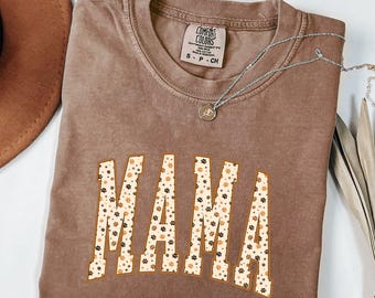 Dog Mama Paws Comfort Colors® Shirt, Dog Mom Tshirt, Gift for Dog Mom, Cute Dog Paws Shirt, Dog Walker Gift, Pet Owner Gift