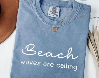 Strand Shirt, Comfort Colors®, Spring Break Shirt, Urlaubs Shirt, Strand Urlaub Shirt, Surfer Shirt, Geschenk für Surfer Ocean Shirt Strand Bum