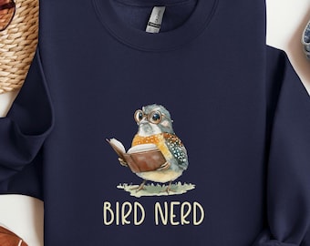 Sudadera para amantes de las aves, para amantes de las aves, para observar aves, para ornitólogos, para amantes de los animales, regalo para amantes de las aves, sudadera con diseño de aves