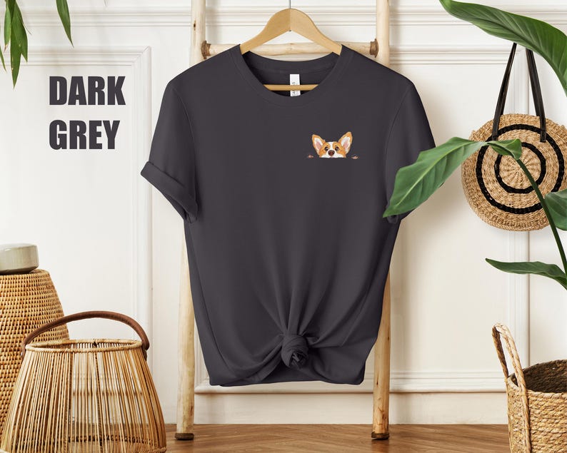 Camiseta Corgi, Camiseta Corgi Divertida, Camiseta para Amantes de los Corgis, Bolsillo Corgi, Camiseta para Mamá Corgi, Camiseta para Perro Salchicha, Papá Corgi con la frase "Tengo Amigos en los Bajos Fondos" imagen 17