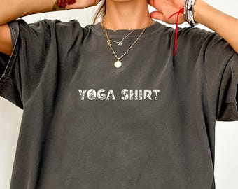 Camisa de yoga, camisa de colores cómodos, camisa Namaste, camisa de clase de yoga, camiseta de yoga, camisa yogui, camiseta de yoga, camisa de yoga caliente, regalo para yogui, yoga