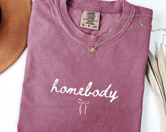 Homebody Comfort Colors Shirt, Homebody Apparel, Homebody tshirt, Introvert Shirt, Stay Home Shirts, Home Sweet Home Tee, Eww People Shirt
