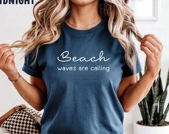 Beach Shirt, Comfort Colors®, Spring Break Shirt, Vacation Shirt, Beach Vacation Shirt, Surfing Shirt, Gift for Surfer Ocean Shirt Beach Bum