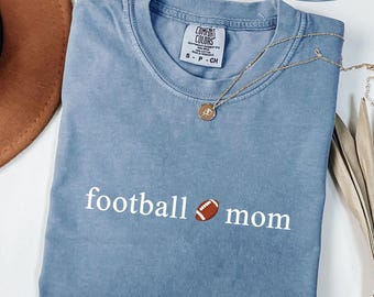 Football Mom Comfort colors Shirt, Football Mom Shirt, Game Day Shirt, Football Mom tshirt, Football Season Shirt, Football Mama Shirt